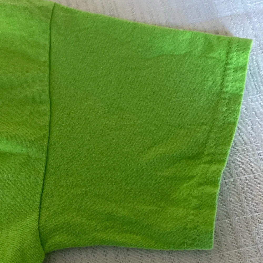 Neon Green Short Sleeve T-Shirt, Size Youth M (10/12)